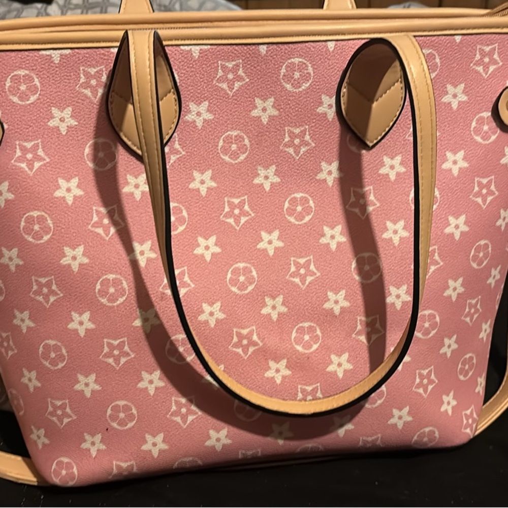 Pink Designer Tote Bag